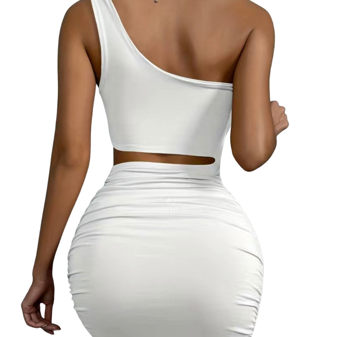 Cut out white Dress