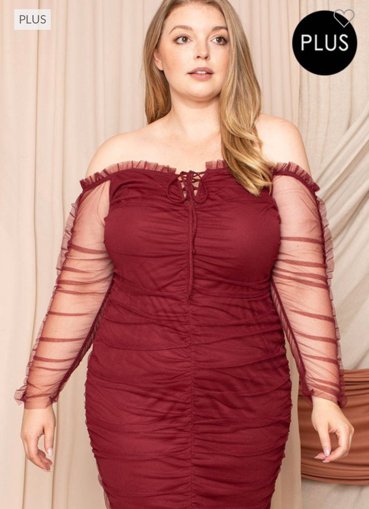 %pro Burgundy Pearl Plus Size Dress duct_title% freeshipping - The Malika Experience