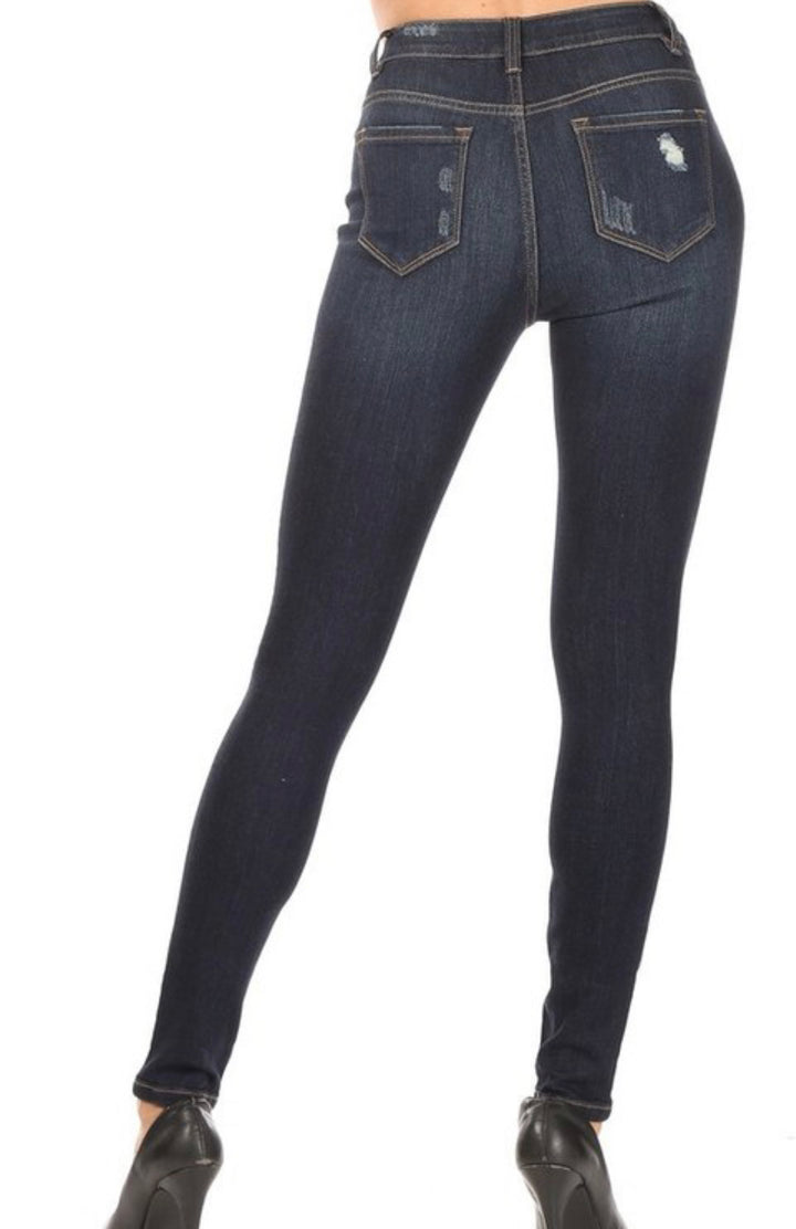 %pro High waisted Destroyed Skinny jeans duct_title% freeshipping - The Malika Experience